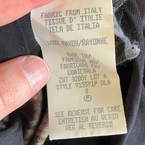 Carole Little dresses Vintage Black and Brown Floral Maxi Dress - Picture 6 of 6